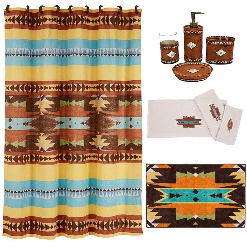HiEnd Accents 9-PC Bath Accessary and Mesa Towel Set - Multi