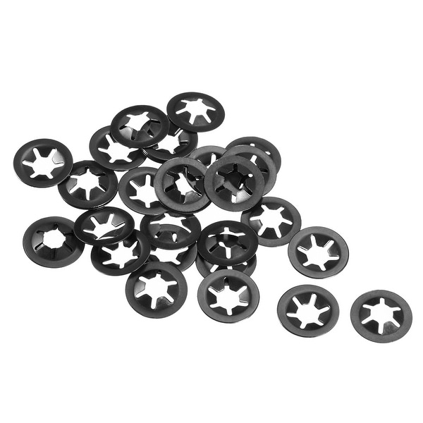 Starlock Washers , M6x16 Internal Tooth Clips Fasteners Kit , Pack of 30 - M6x16,30pcs
