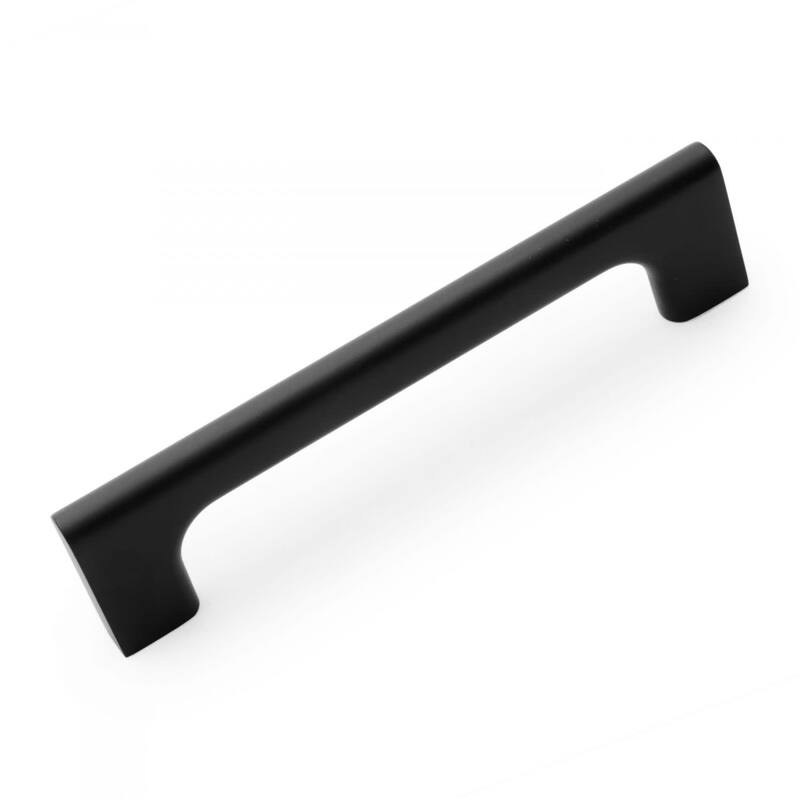 RK International Hampton 5 Inch Center to Center Handle Cabinet Pull - Black