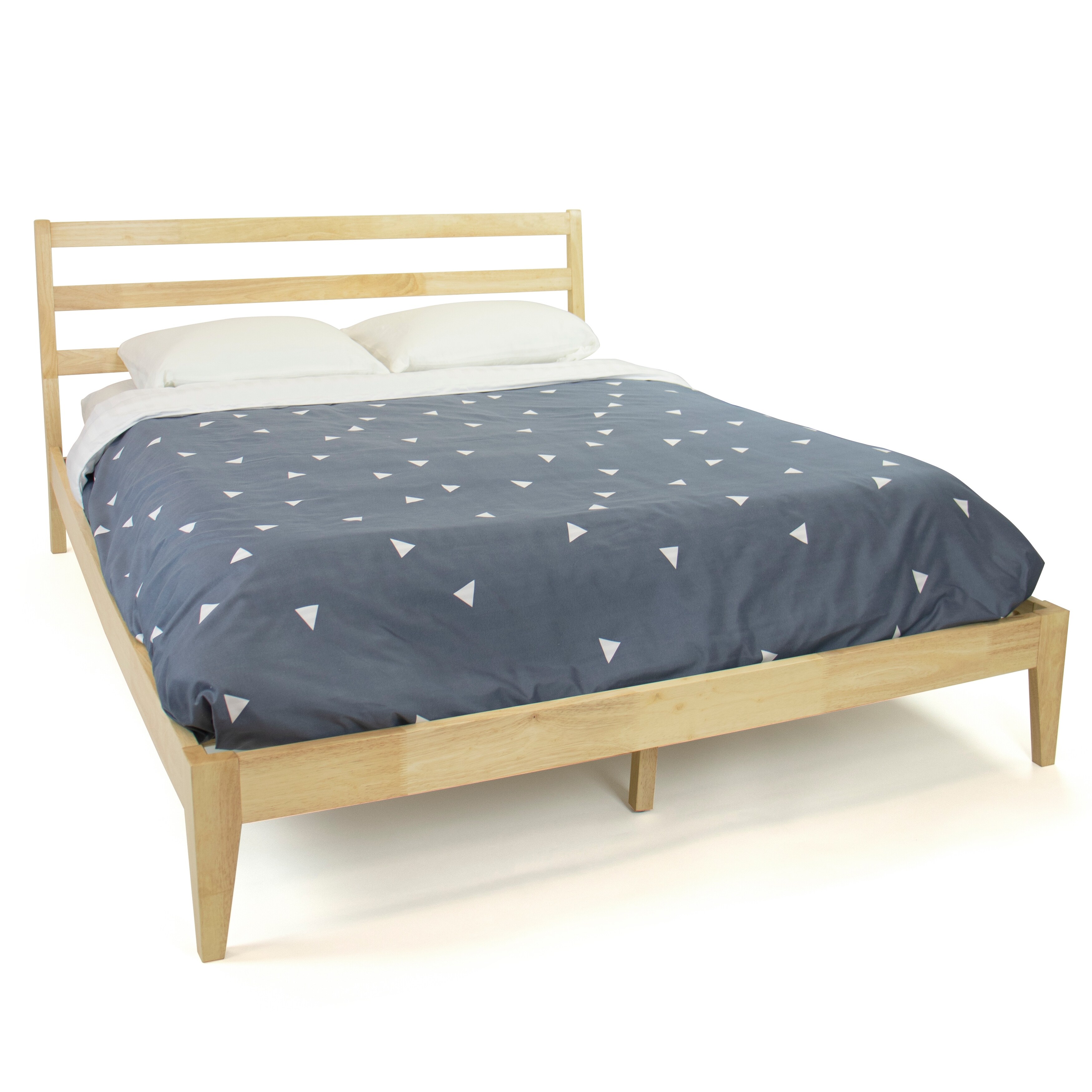 Humble Crew Queen Size Wood Slat Low Profile Platform Bed Light Wood Overstock 32616555 Shop for wooden queen bed frame online at target. humble crew queen size wood slat low profile platform bed light wood