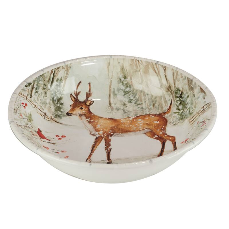 Certified International Winter's Walk 13" Serving Bowl, 128 oz.