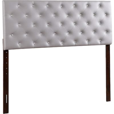 Full Headboard Light Grey, Tufted Headboard for Bed, Modern Bedroom Headboard