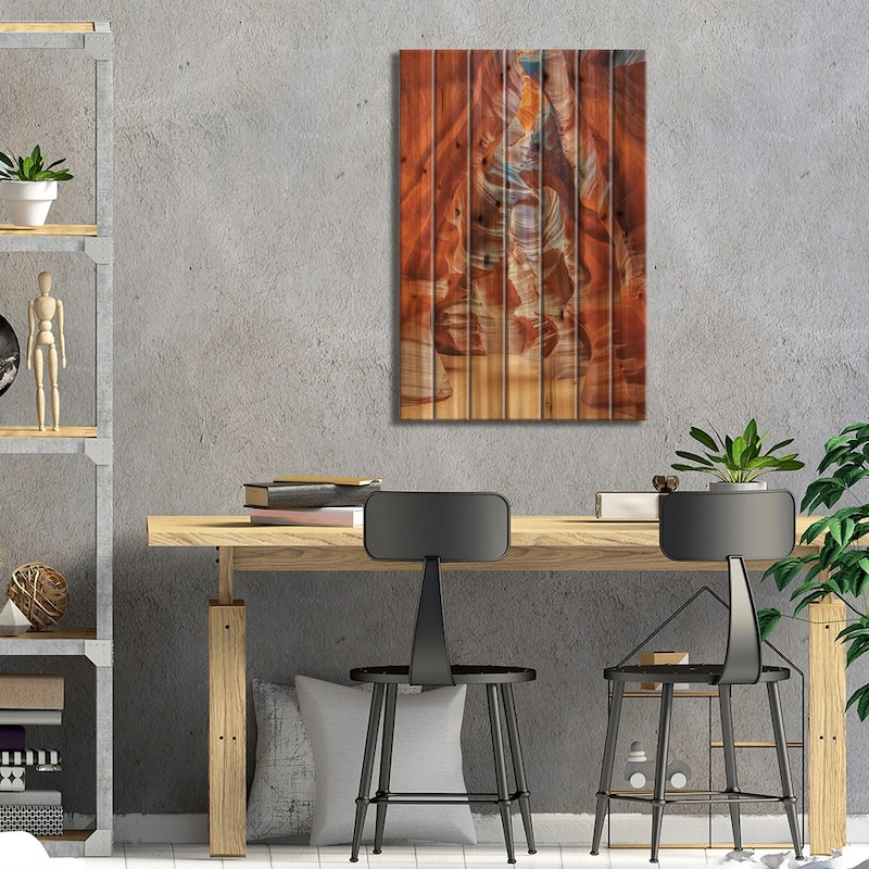 The Cathedral Room Print On Wood by Jeffrey C. Sink - Multi-Color