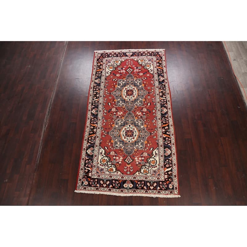 Vegetable Dye Bakhtiari Persian Area Rug Handmade Wool Carpet - 5'2" x 9'11"