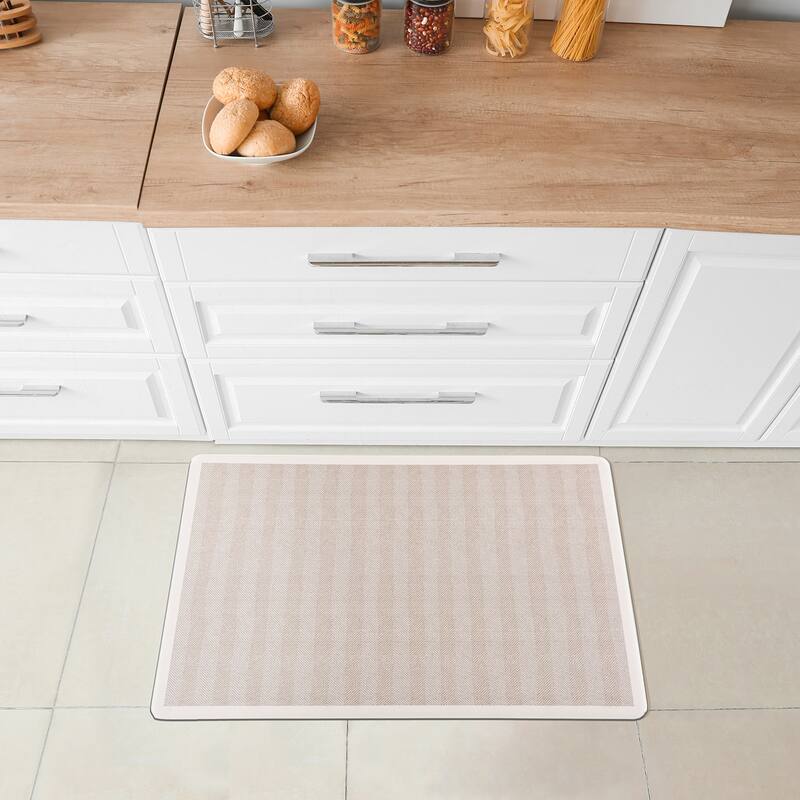 World Rug Gallery Chevron Boho Anti-Fatigue Standing Mat
