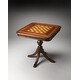 preview thumbnail 4 of 2, Butler Morphy Antique Cherry Square Game Table - Medium Brown