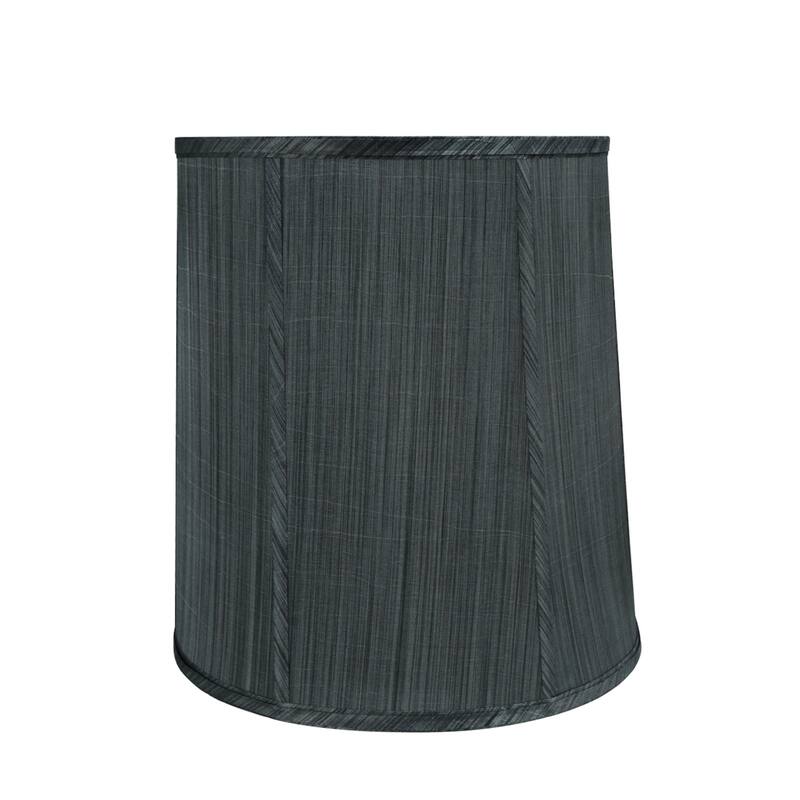 Aspen Creative Empire Shaped Spider Construction Lamp Shade in Grey & Black (12" x 14" x 15")