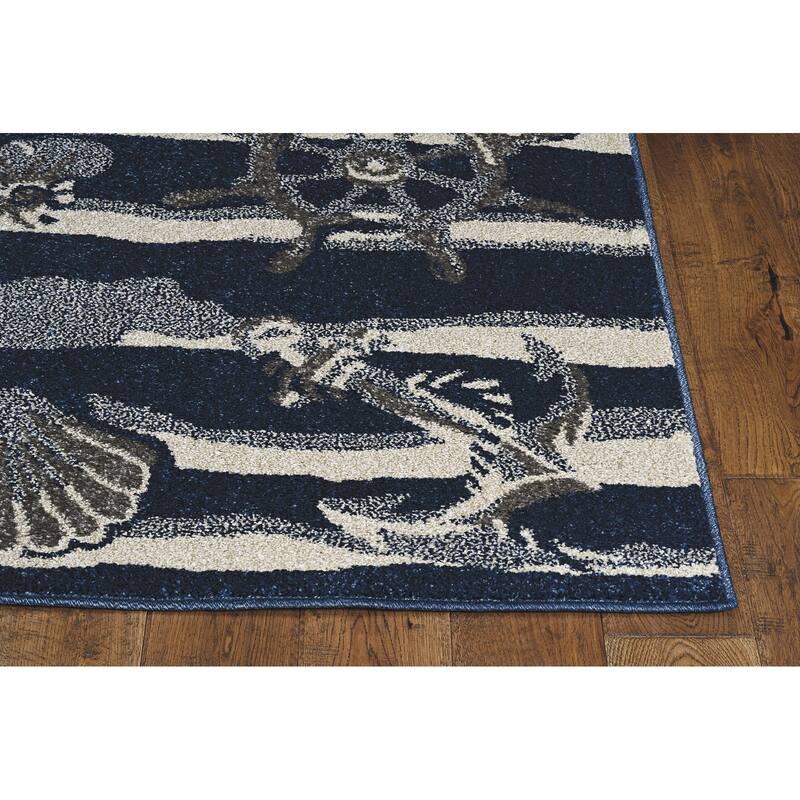 Domani Luxe Nautical Outdoor Area Rug