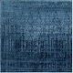 preview thumbnail 10 of 38, SAFAVIEH Retro Klazina Modern Abstract Rug 4' Square - Light Blue/Blue - Square