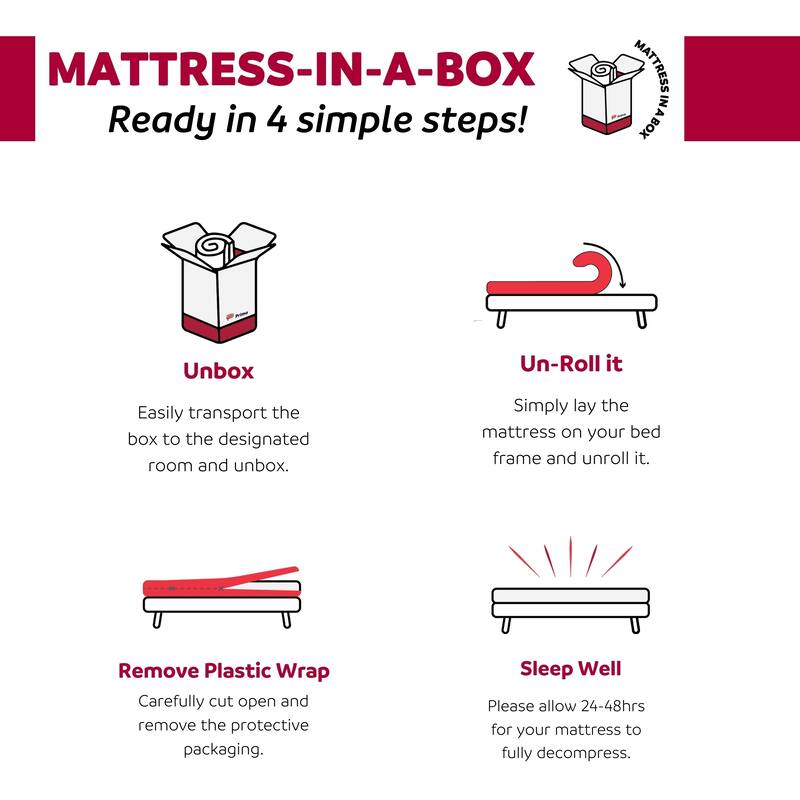Majestic 16 in. Pocket Coil Hybrid Mattress
