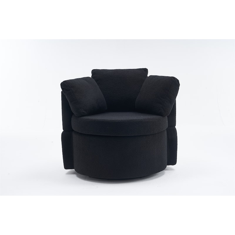 Teddy Fabric Swivel Chair