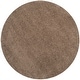 preview thumbnail 99 of 202, SAFAVIEH Laguna Shag Verdiana Solid Color 2-inch Thick Rug. 6'7" Round - Taupe