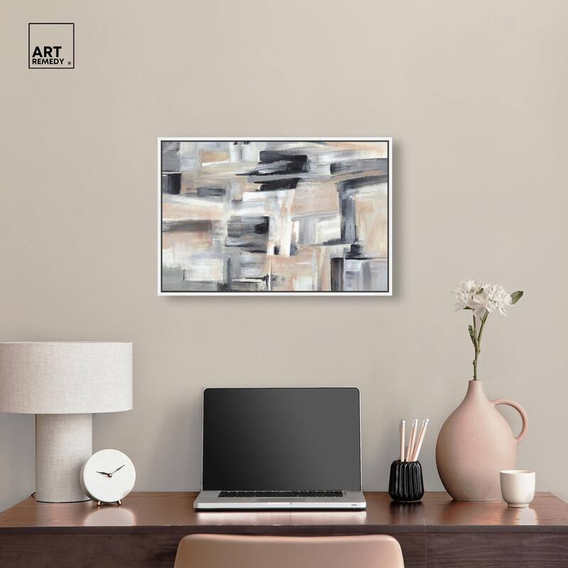 Neutral Nirvana Canvas by Art Remedy