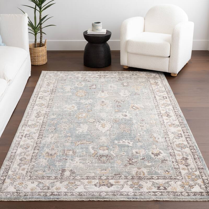 Nuloom Delvina Vintage Traditional Medallion Area Rug