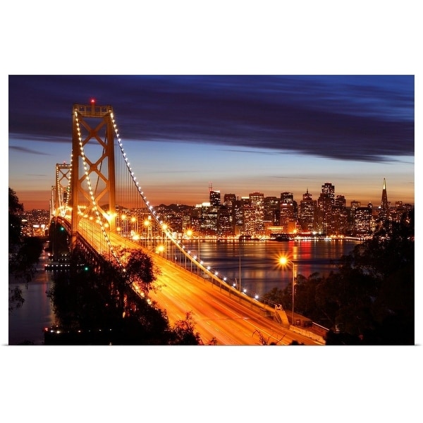 "San Francisco's Bay Bridge" Poster Print