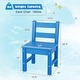 preview thumbnail 11 of 34, Gymax 2 PCS Kids Chairs Indoor Outdoor Heavy-Duty All-Weather Children