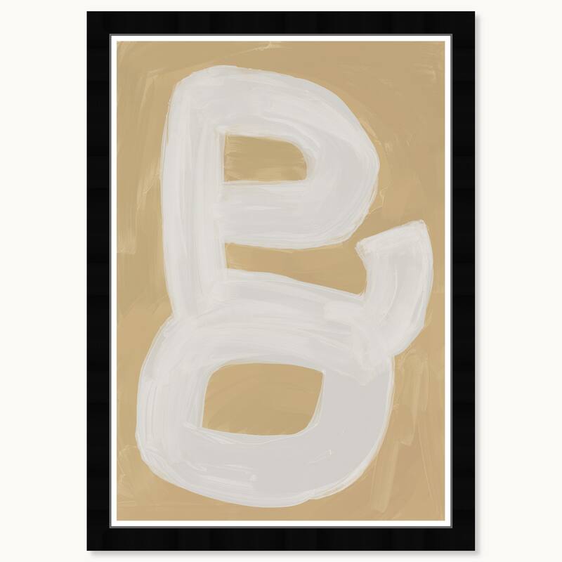 Wynwood Studio Sunny Road Framed Boho Minimalist Abstract Prints - 15 x 21 - Black