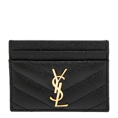 Saint Laurent Cassandre Matelassé Card Case