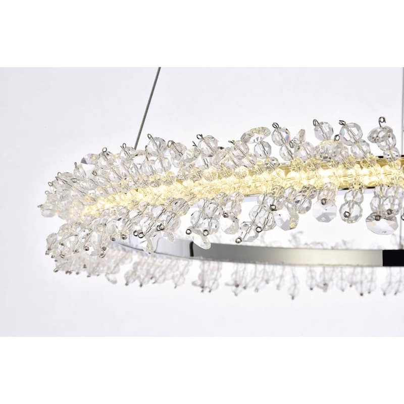 Elegant Lighting Laurel 26" Wide LED Ring Chandelier