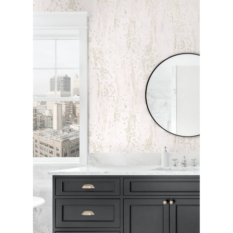 Seabrook Designs Edmanson Concrete Splatter Unpasted Wallpaper - 20.5 in. W x 33 ft. L