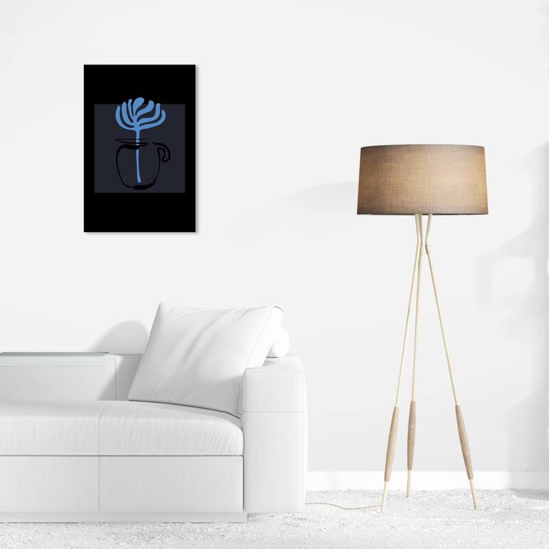 Wynwood Studio Canvas Floral and Botanical Bohemian Collection Poster 04 Brown and Modern & Contemporary Wall Art Canvas Print - 16 x 24