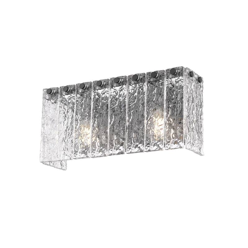 Z-Lite Glacier 2 Light Vanity - Matte Black