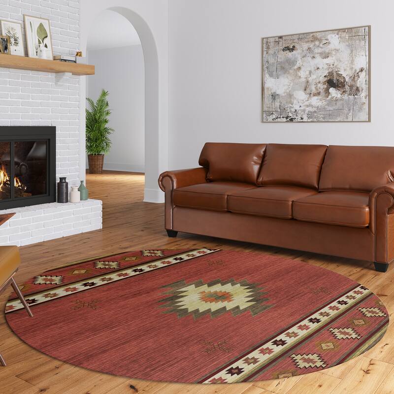 Indoor/ Outdoor Sonora Global Traditional Washable Rug