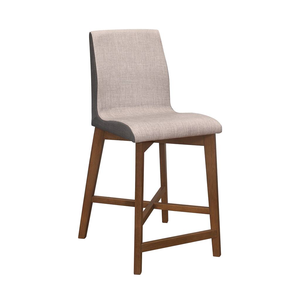 Crest Upholstered Counter Height Stool (Set Of 2)
