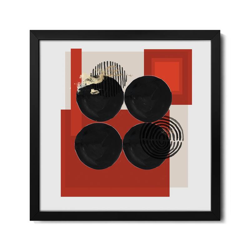 Fading Forms I Premium Framed Poster by PI Studio - Black - 24x24x1