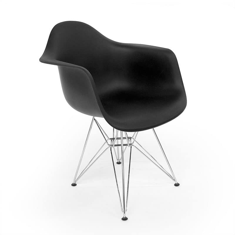 Dijon Dining Arm Chair Chrome Base