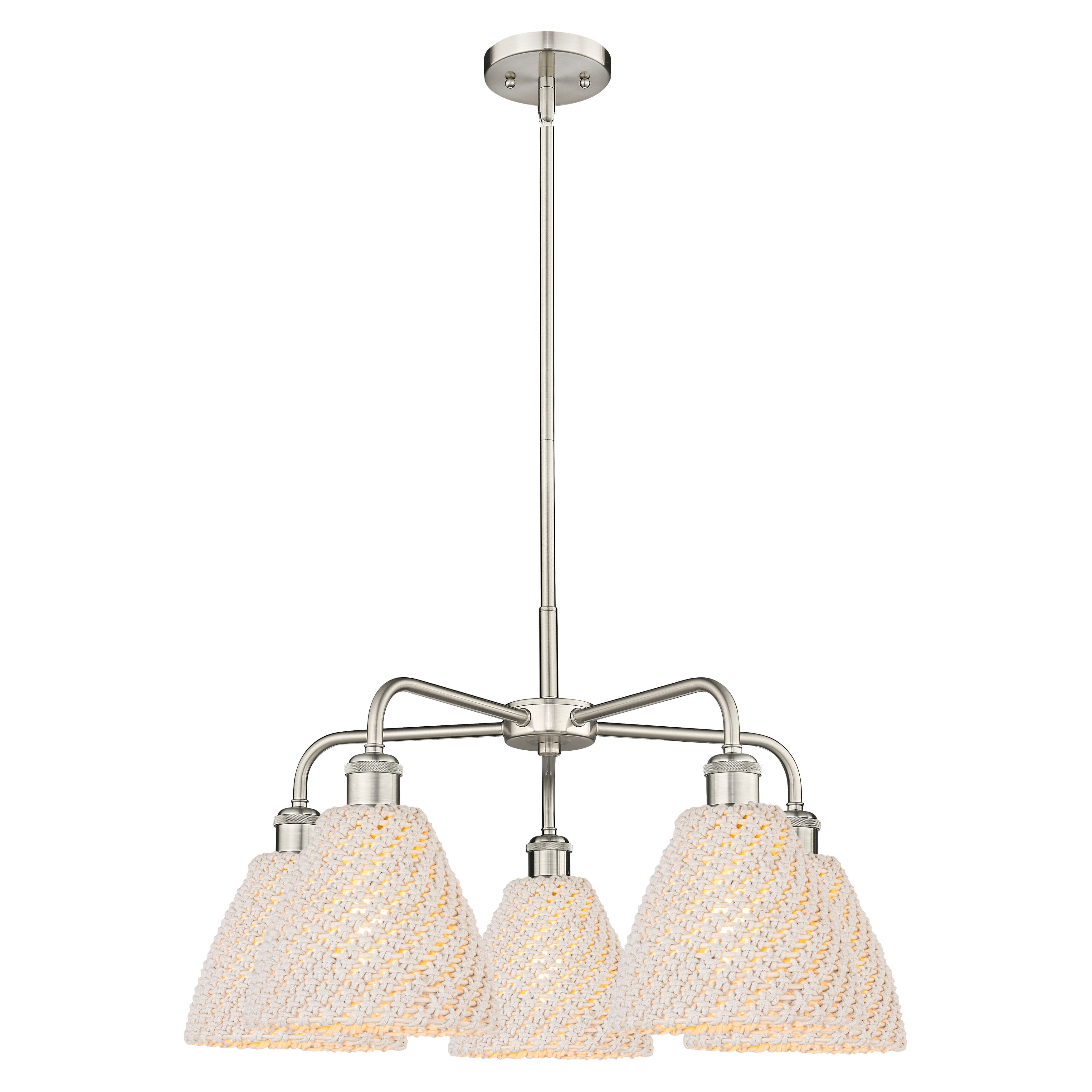 Innovations Lighting Endless Possibilities Ballston - Bristol Natural - 5 Light 26" Stem Hung Chandelier