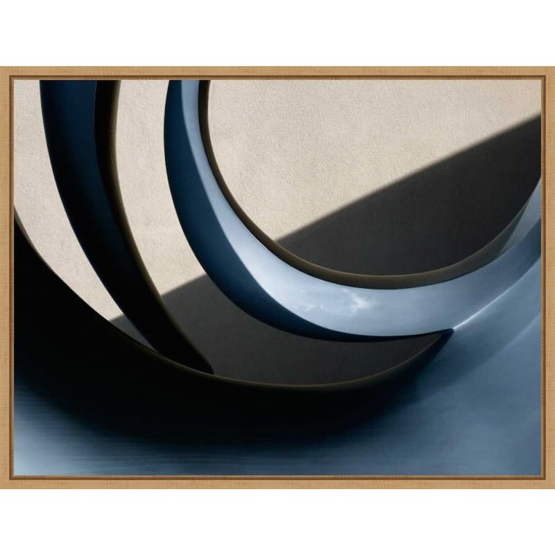Architectural Curve III by Jim Christensen Framed Canvas Wall Art Print - Sylvie Maple