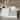 White and Marble Reception Desk with Computer Surface and 4 Shelves