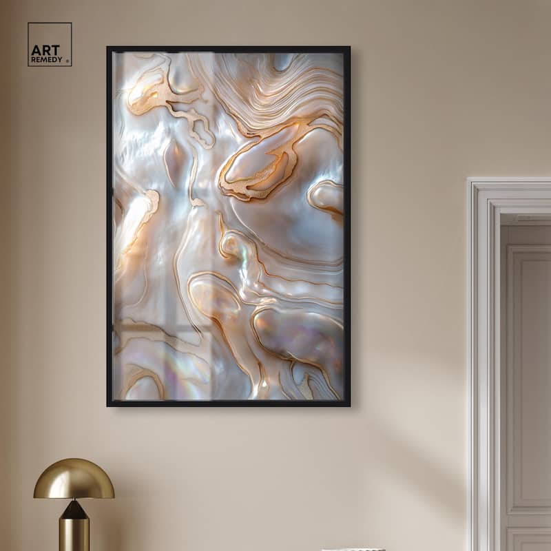 Fluid Preciousness I Shadowbox by Art Remedy