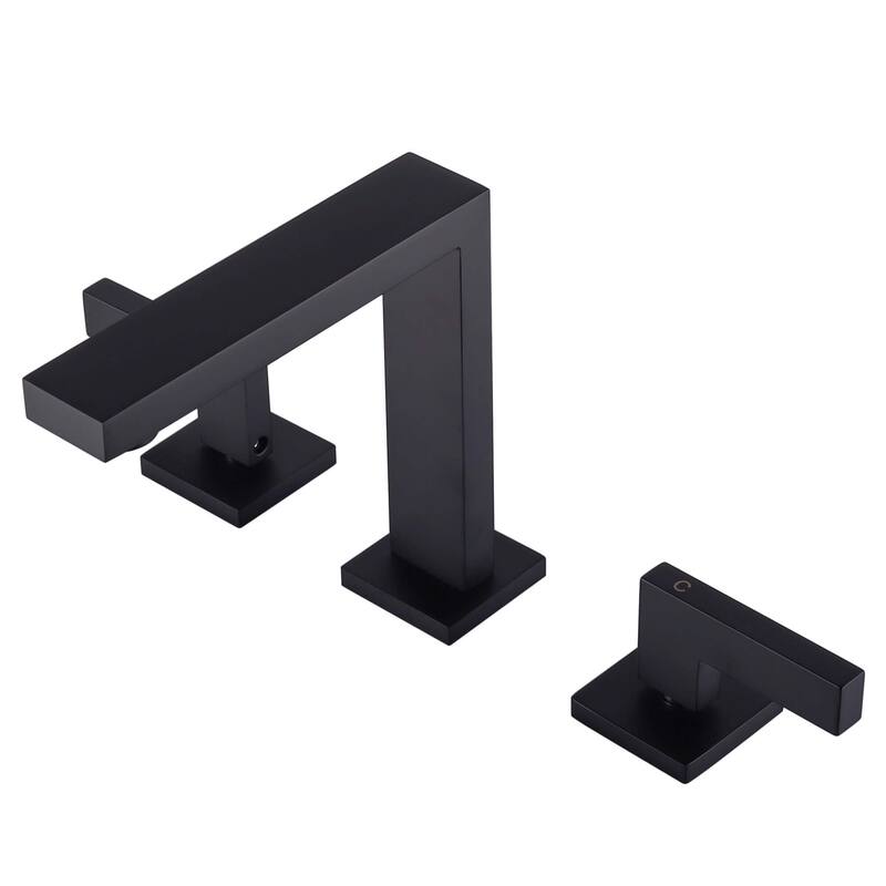 Fine Fixtures Square Bathroom Faucet, 8" Spread