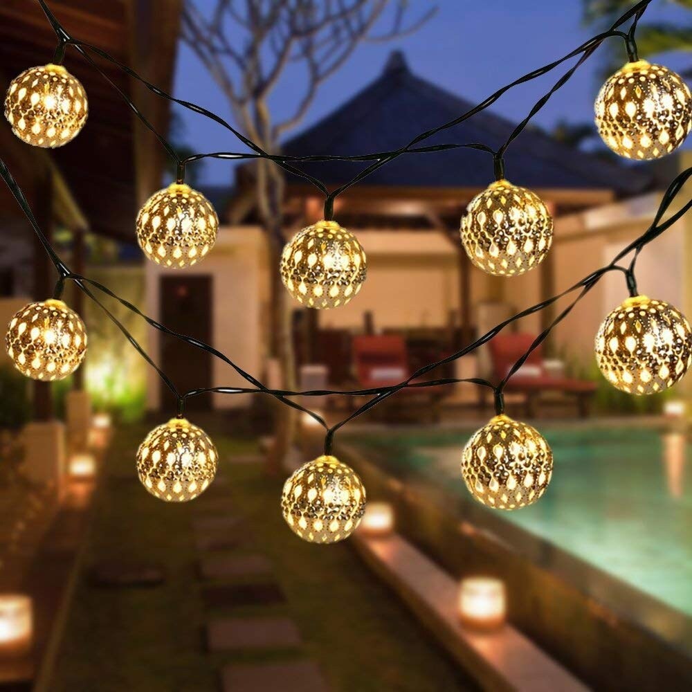 Shop 20 Ft 40 Balls Waterproof Led Fairy Lights Medium