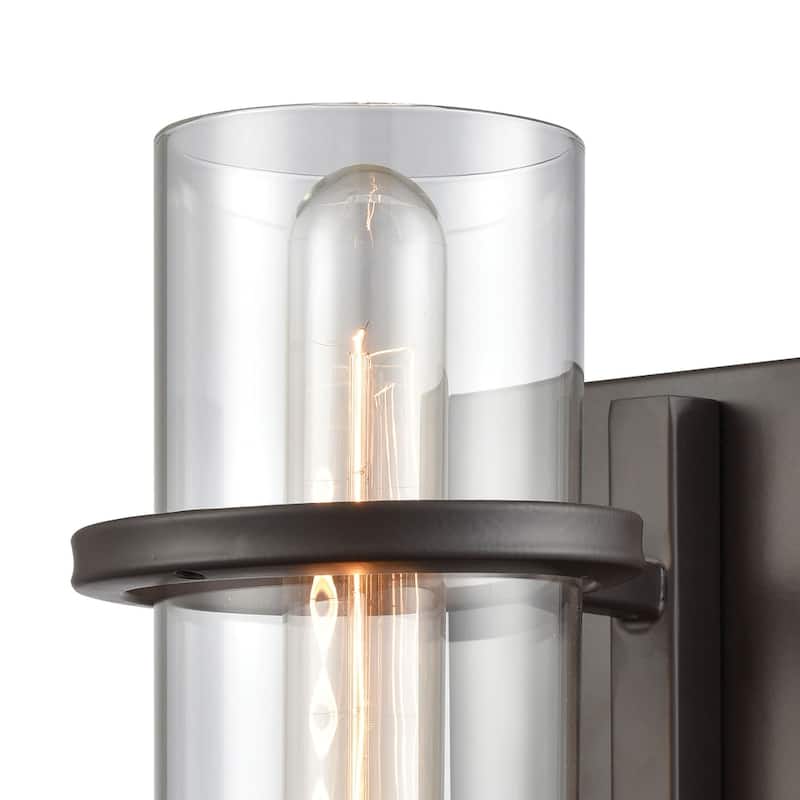 Holbrook 10'' High 1-Light Sconce - Oil Rubbed Bronze - 10 inch Tall