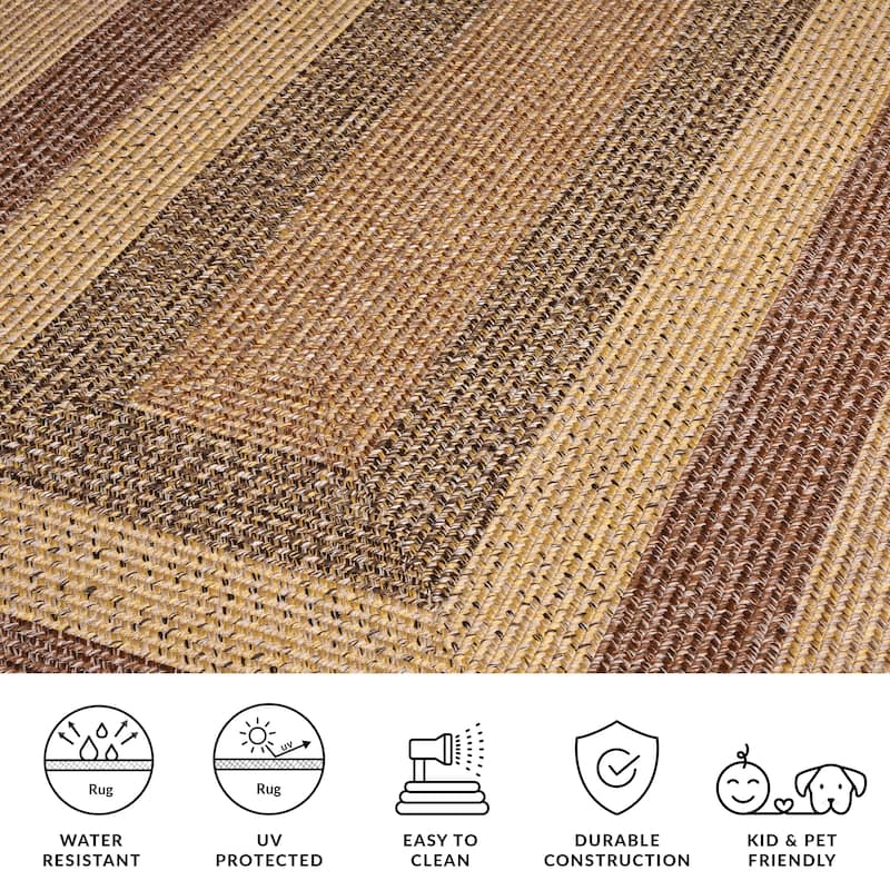 SAFAVIEH Handmade Braided Ecenur Indoor/Outdoor Machine Washable Rug