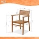 preview thumbnail 7 of 8, Amazonia Chiesa 11-piece Teak FSC Certified Extendable Outdoor Patio Dining Set - 11 Piece