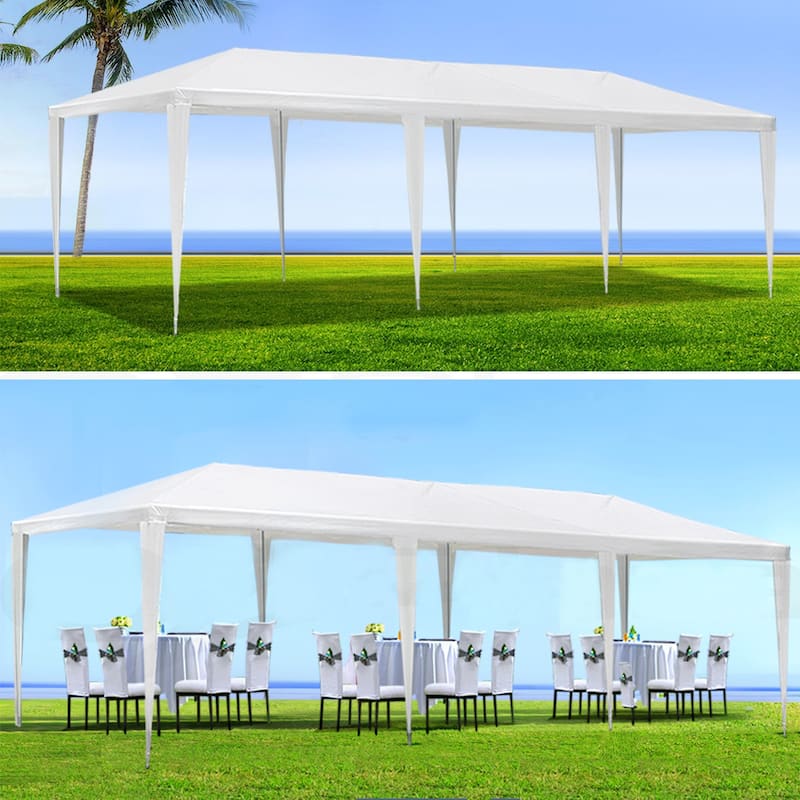 10 x 20 Wedding Party Canopy Tent Outdoor Gazebo with 6 Removable Sidewalls