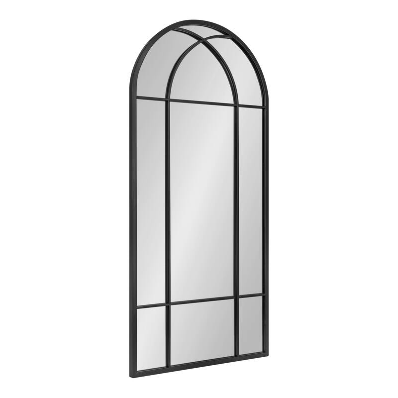 Kate and Laurel Dolbrook Framed Arch Mirror - 19x40 - Black