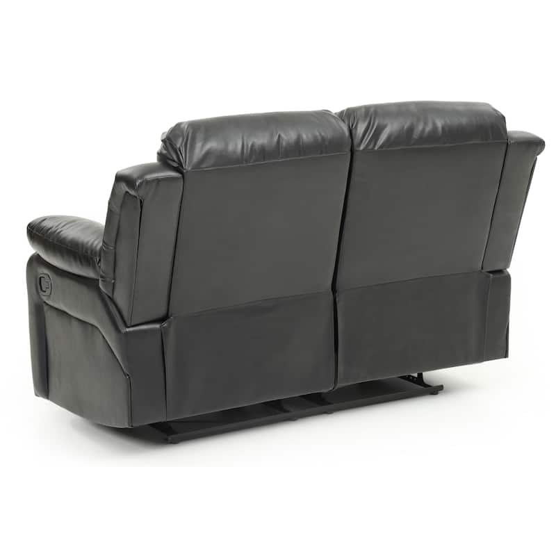 Daria Faux Leather Reclining Loveseat