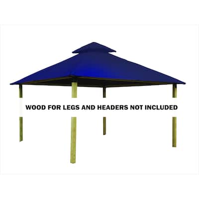 14 ft. sq. ACACIA Gazebo Roof Framing and Mounting Kit
