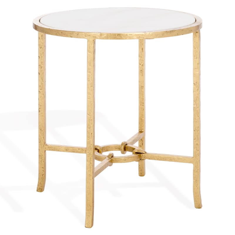 SAFAVIEH Couture Tauri Forged Metal Round Accent Table - 19"W x 19"D x 20"H