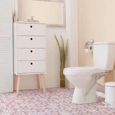 Merola Tile Crystalline Square Pink 12" x 12" Porcelain Floor and Wall Tile