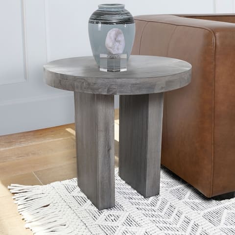 Abbyson Felix Round End Table