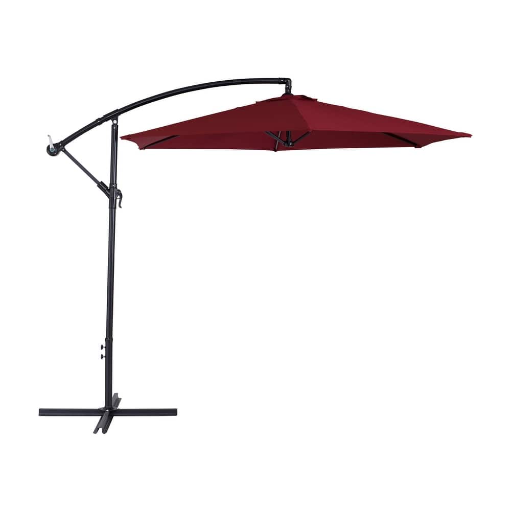 CorLiving 9ft Tilting Cantilever Patio Umbrella