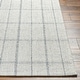 preview thumbnail 3 of 5, Azalea Handmade Wool & Viscose Plaid Area Rug