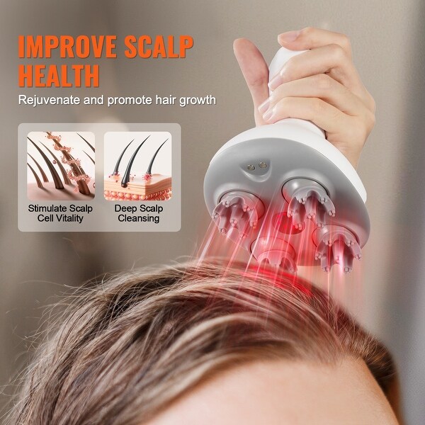 Electric Scalp Massager for Stress Relief, Deep Clean, Gift for