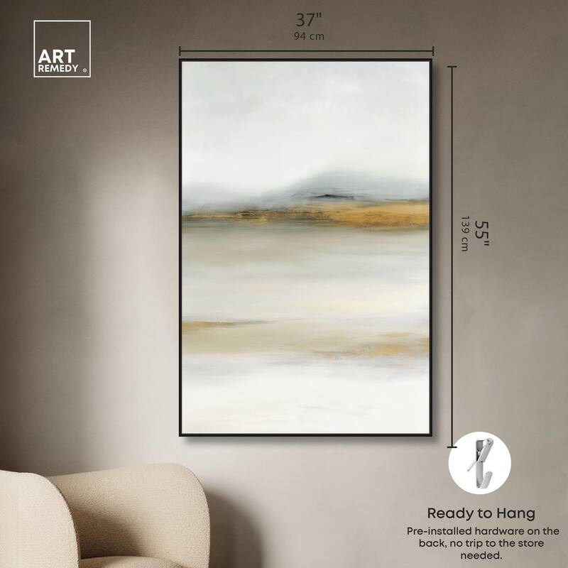 Misty Expanse II Canvas by Art Remedy